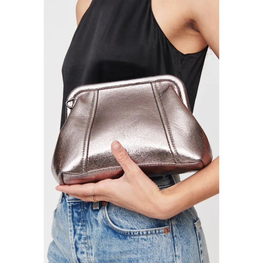 Agatha Metallic Clutch