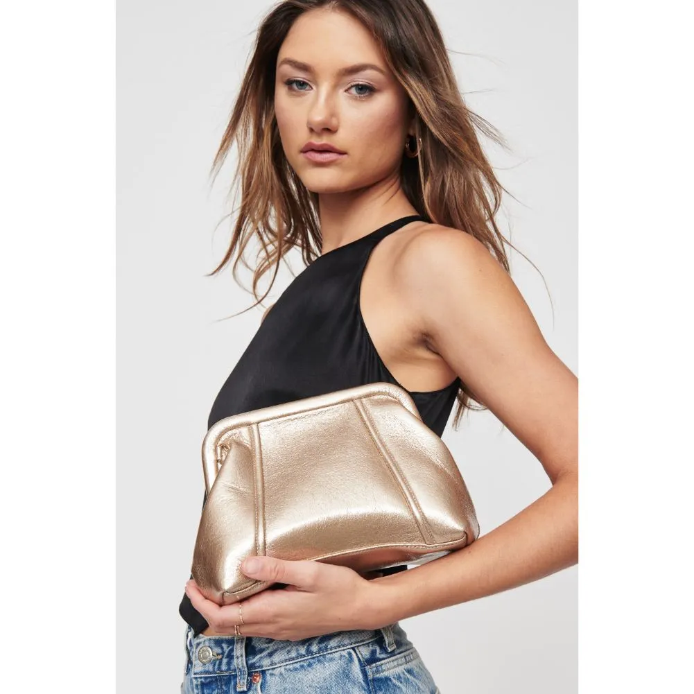 Agatha Metallic Clutch