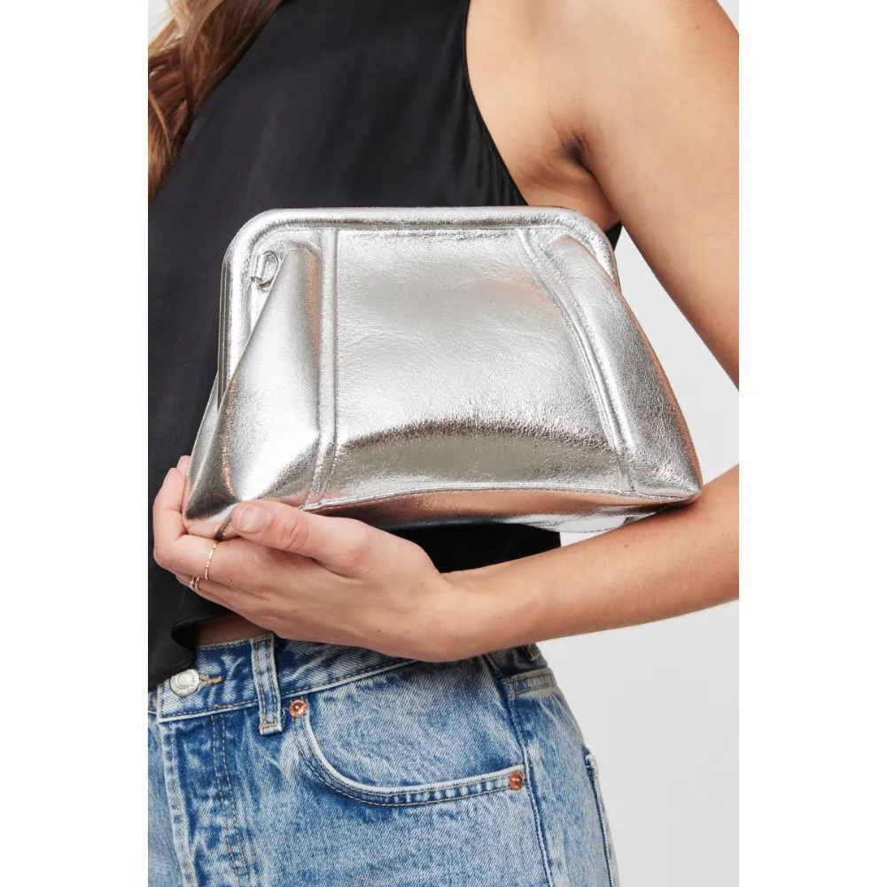 Agatha Metallic Clutch