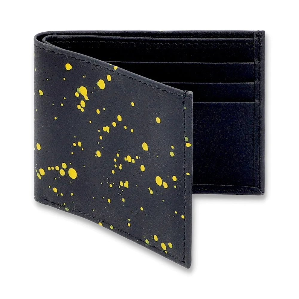 ART SERIES - Yellow Remington Compact Dollar Bifold Wallet