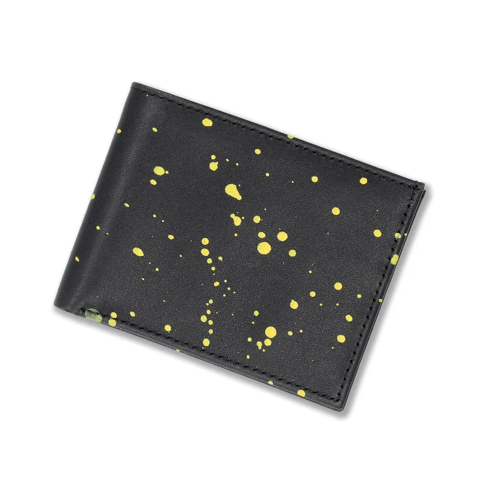 ART SERIES - Yellow Remington Compact Dollar Bifold Wallet