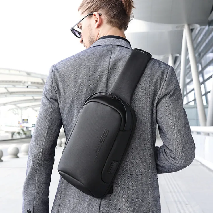 BANGE BG-7221 Men One-Shoulder Bag Casual Business Messenger Oxford Cloth Chest Bag(Blue)