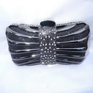 Black Clutch Party Clutch Evening Purse for women