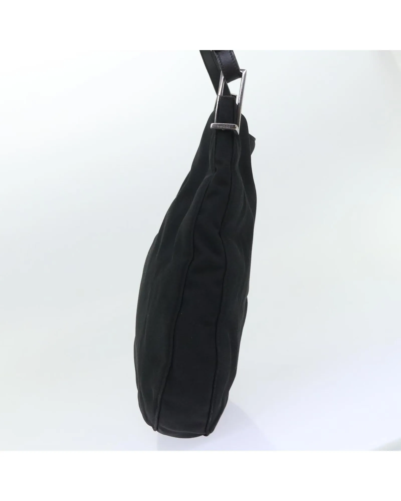 Black Nylon Shoulder Bag with Authenticity