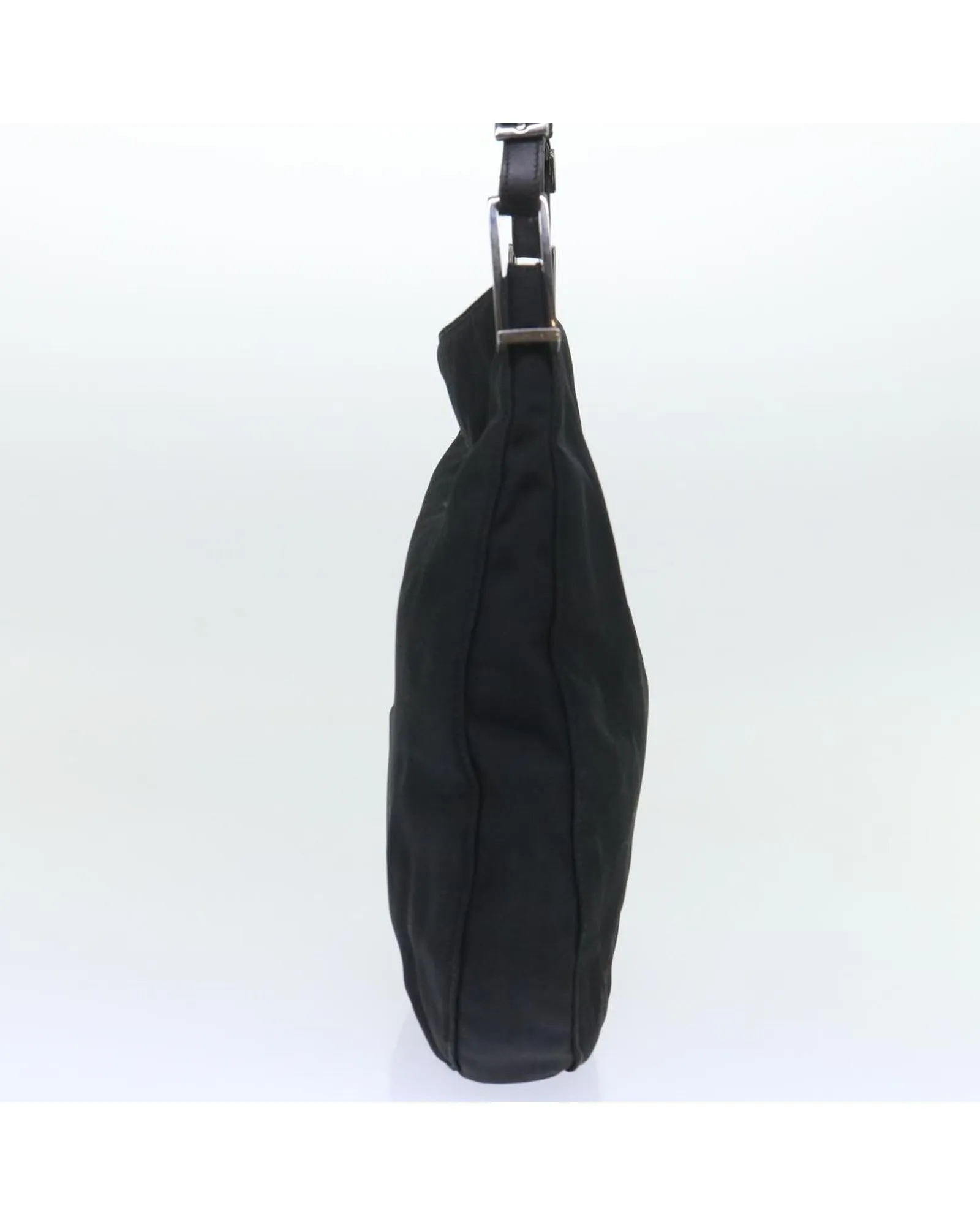 Black Nylon Shoulder Bag with Authenticity