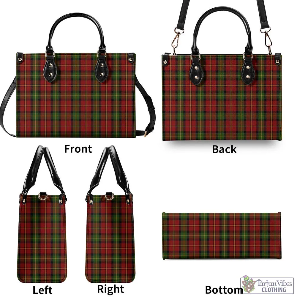 Blackstock Red Dress Tartan Luxury Leather Handbags