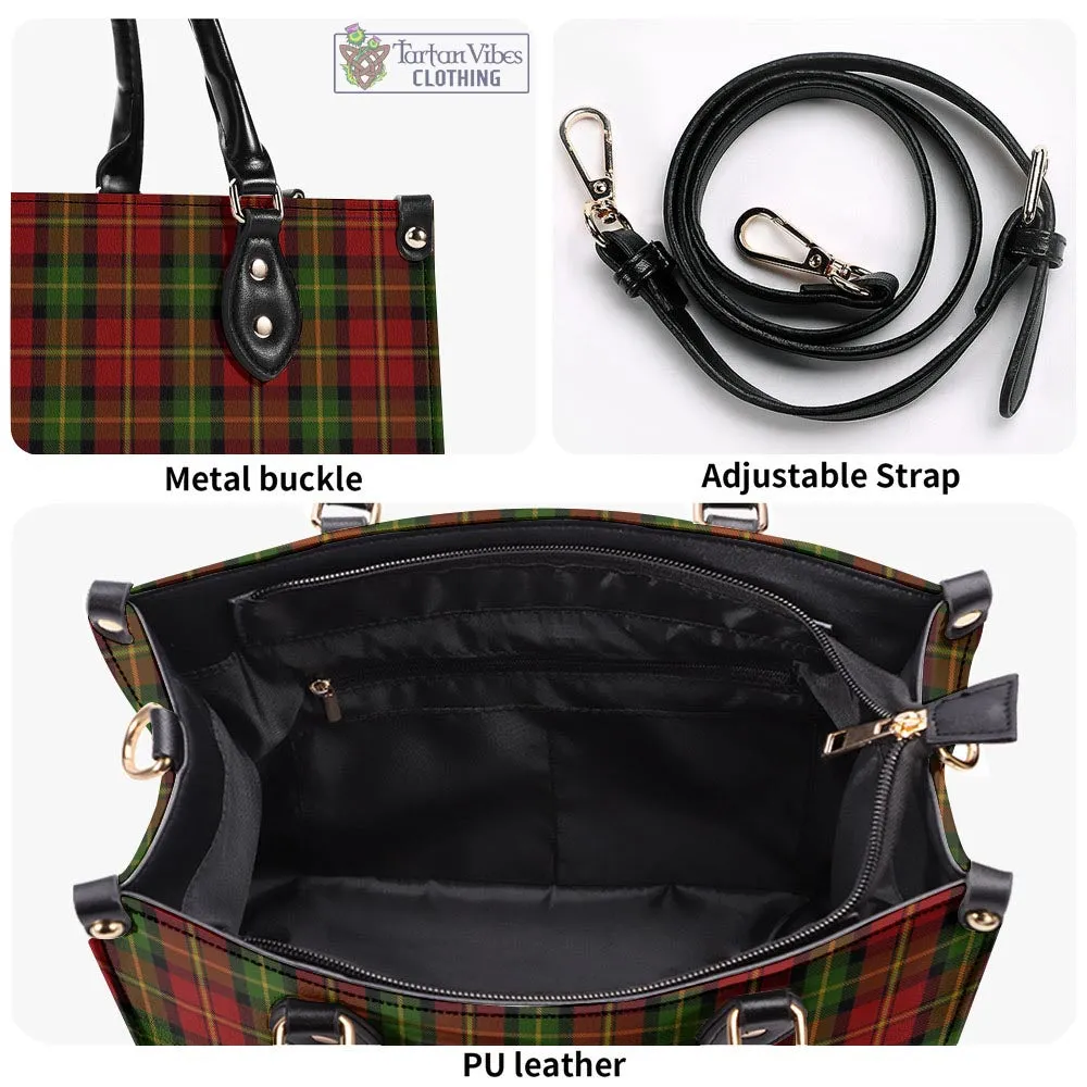 Blackstock Red Dress Tartan Luxury Leather Handbags