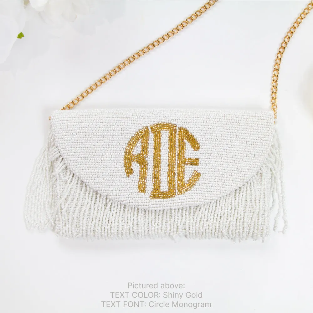 Bridal Half Fringe Clutch (HFU-F)