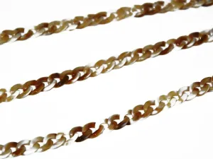 Brown White Circular Acrylic Chains