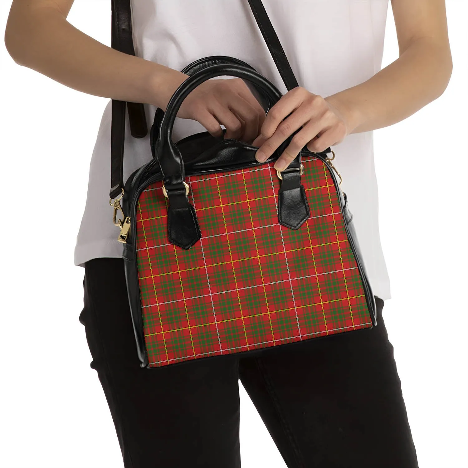 Bruce Modern Tartan Shoulder Handbags