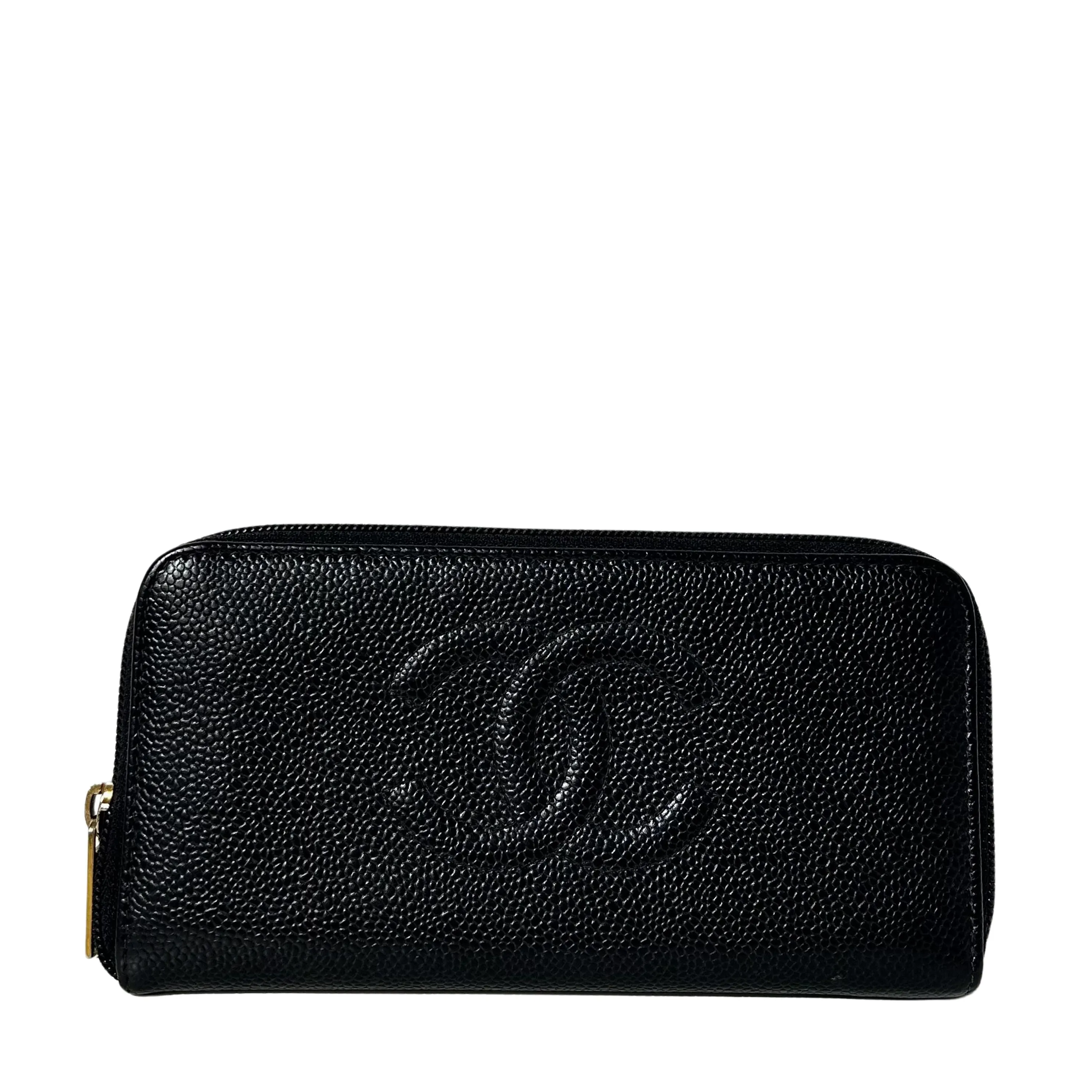 Caviar Timeless CC Zip Around Wallet