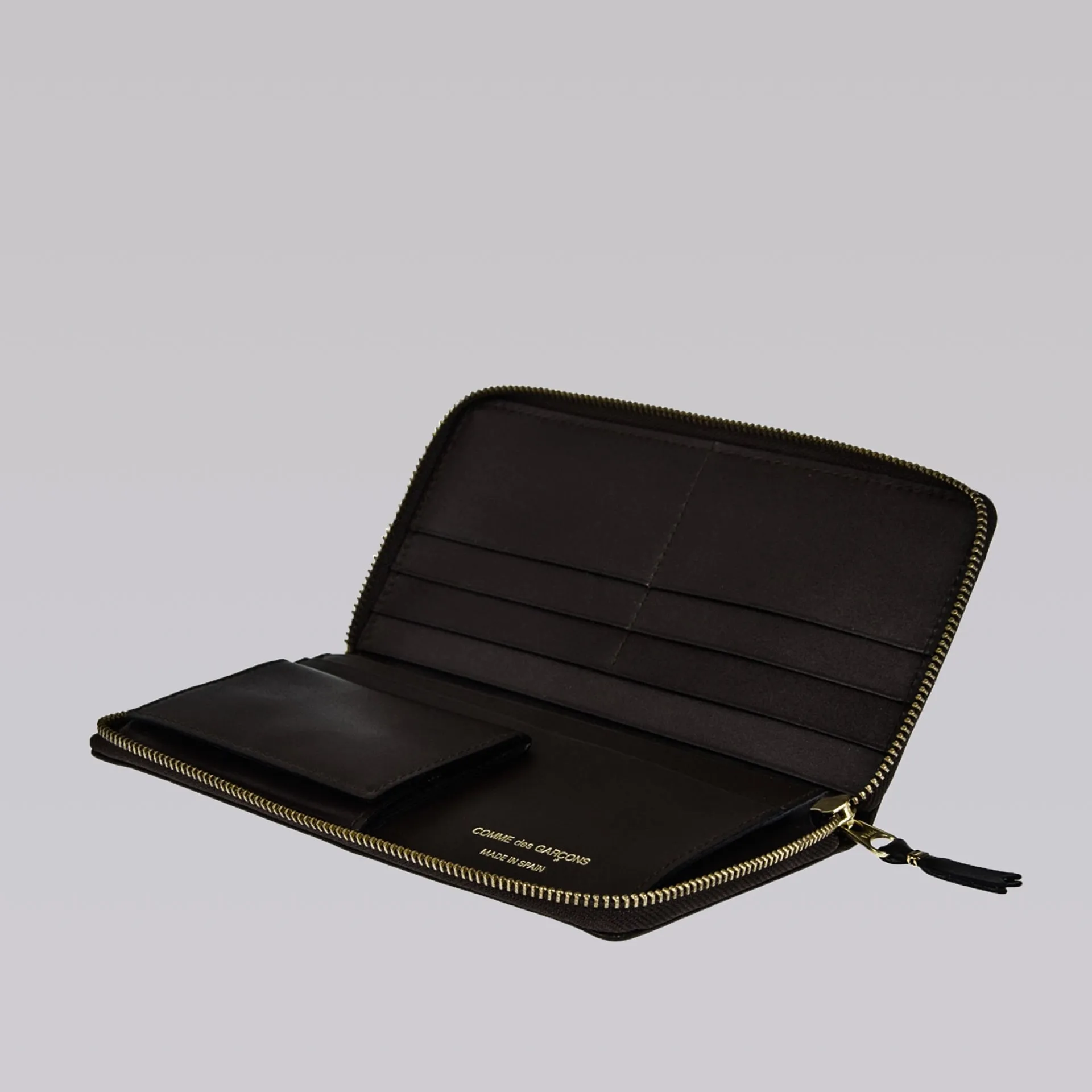 COMME DES GARCONS WALLET SA0110 CLASSIC PLAIN BLACK