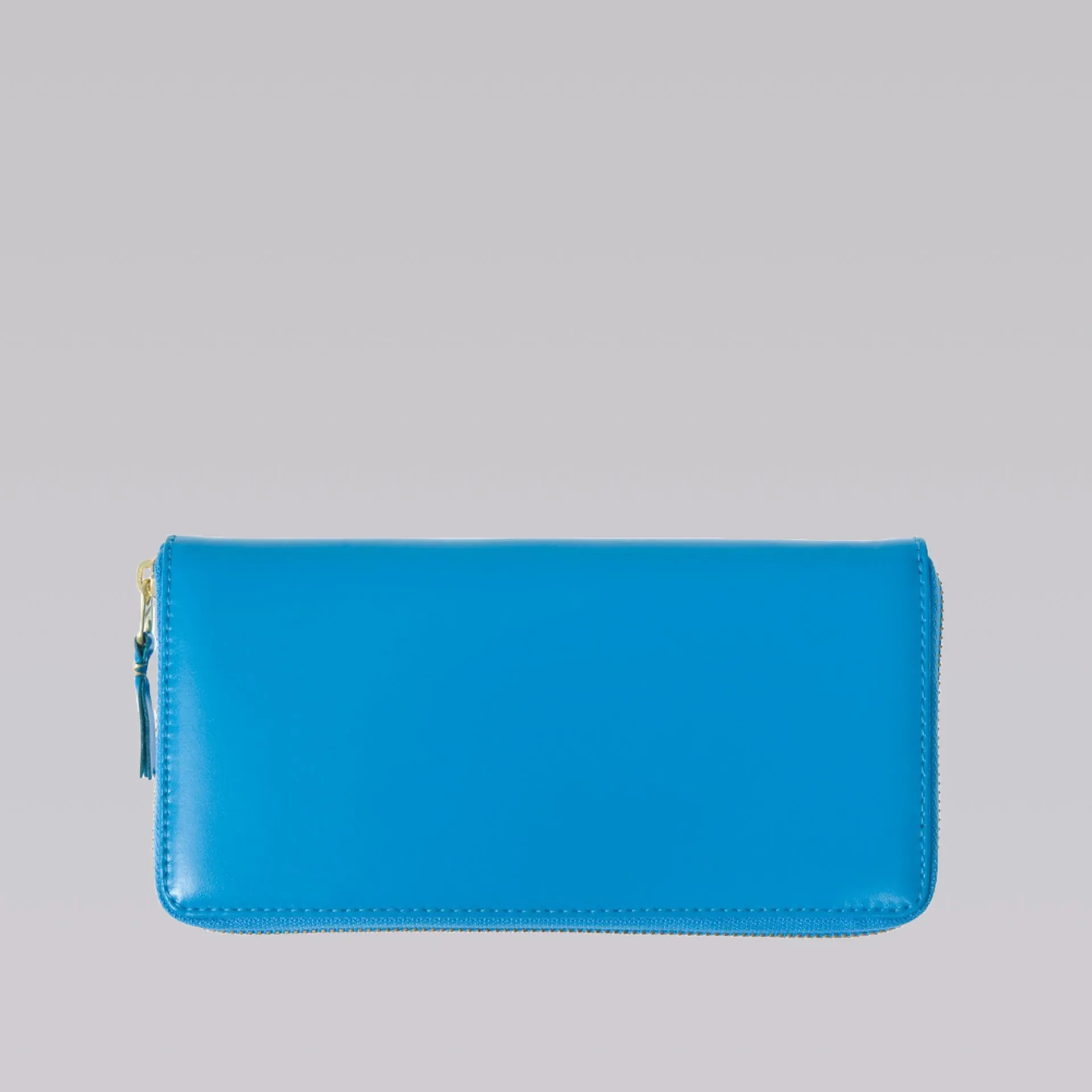 COMME DES GARCONS WALLET SA0110 CLASSIC PLAIN BLUE