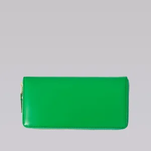 COMME DES GARCONS WALLET SA0110 CLASSIC PLAIN GREEN