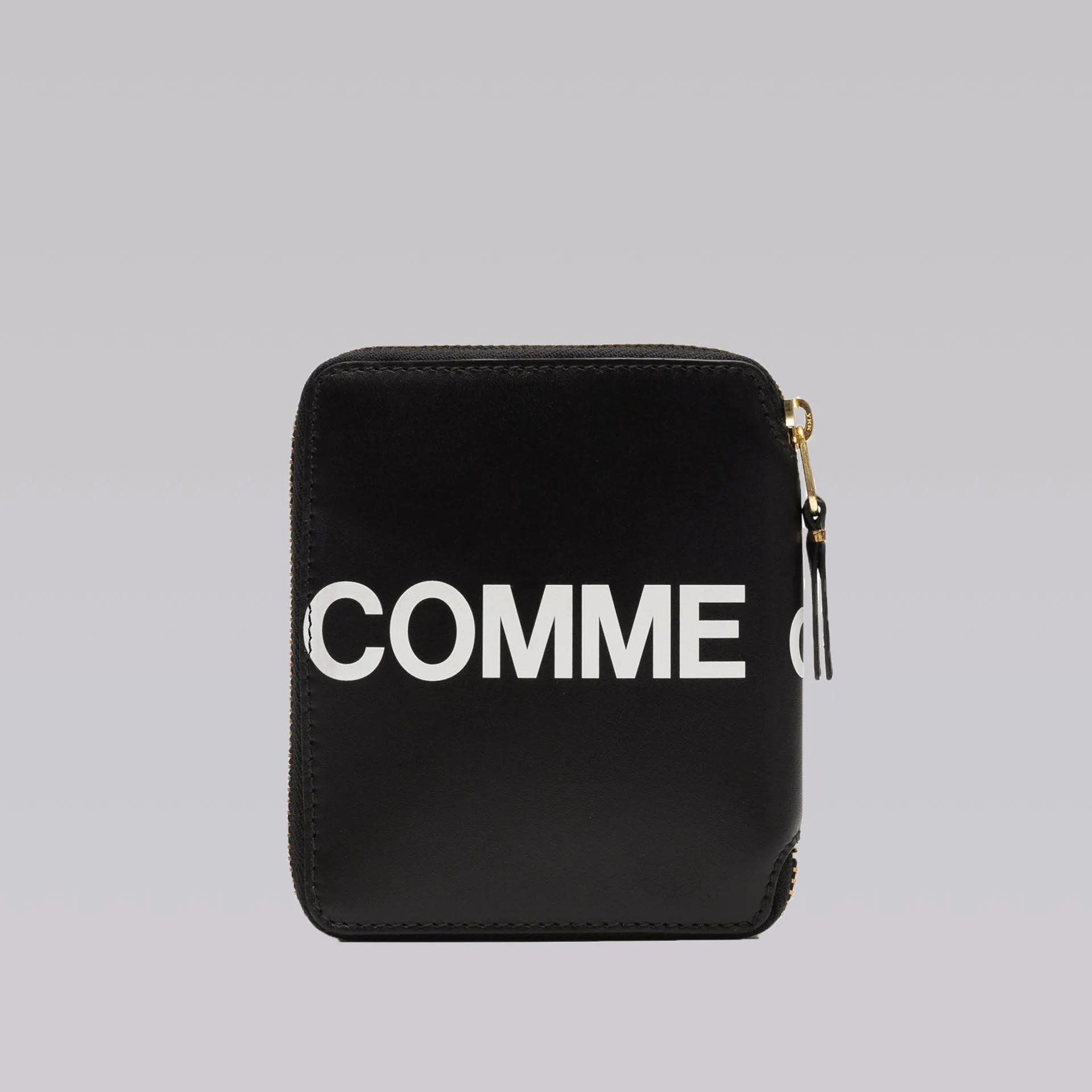 COMME DES GARCONS WALLET SA2100 HUGE LOGO BLACK