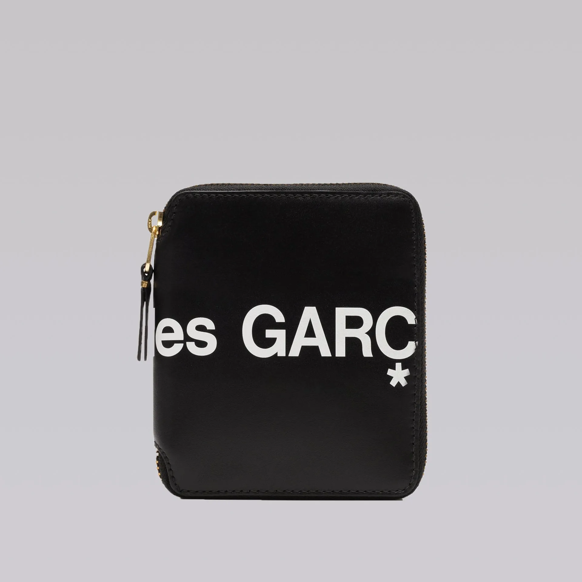 COMME DES GARCONS WALLET SA2100 HUGE LOGO BLACK