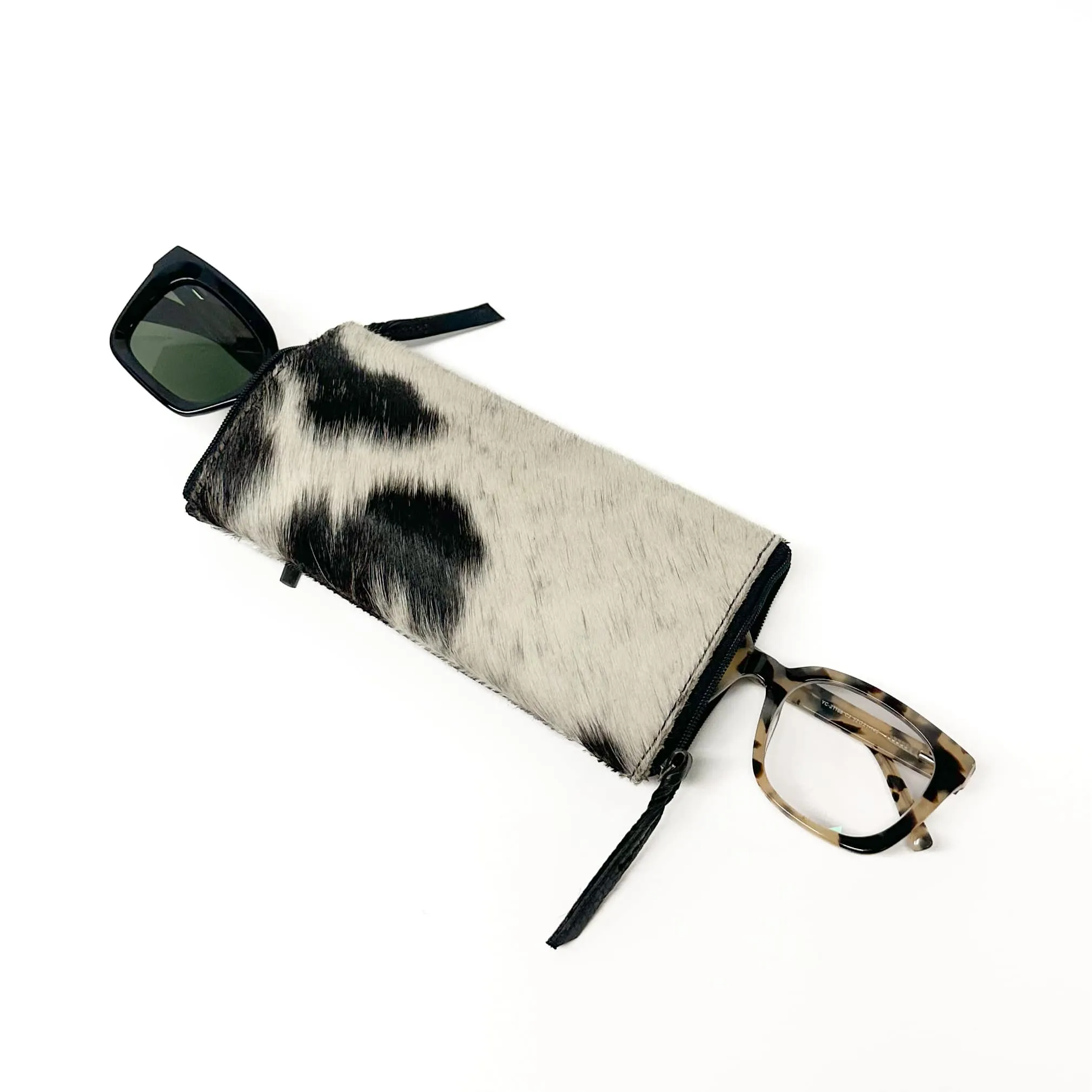 Cowhide Double Side Glasses Case | 5977