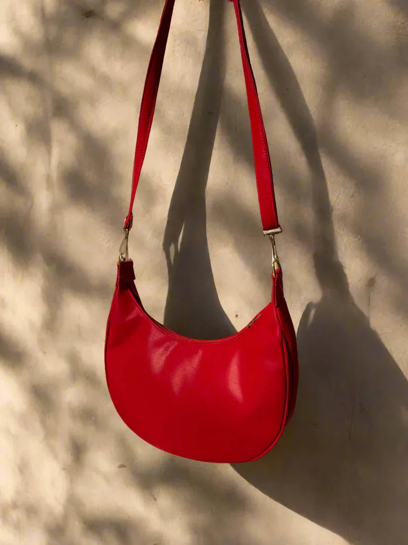 Crossbody Hobo Bag “Blood Moon