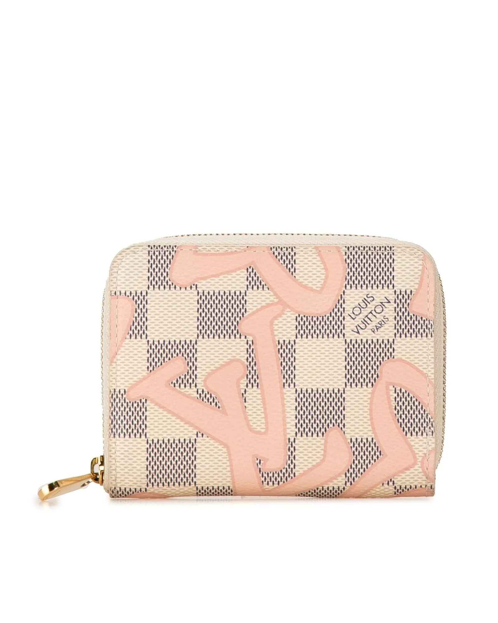 Damier Azur Canvas Zip-Around Coin Purse