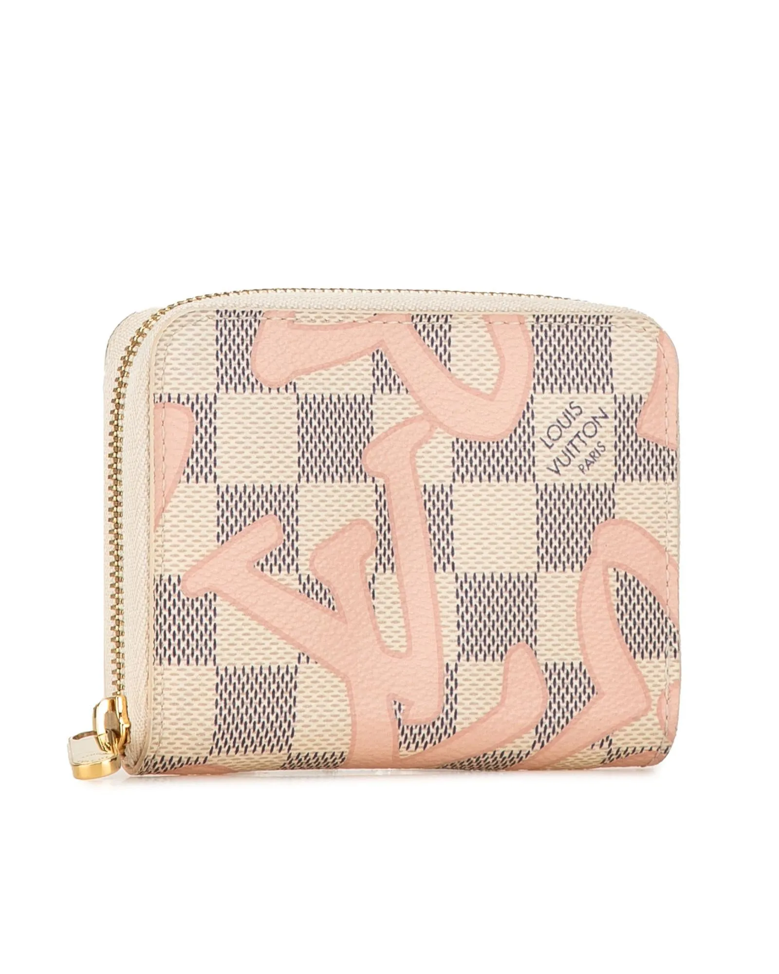 Damier Azur Canvas Zip-Around Coin Purse