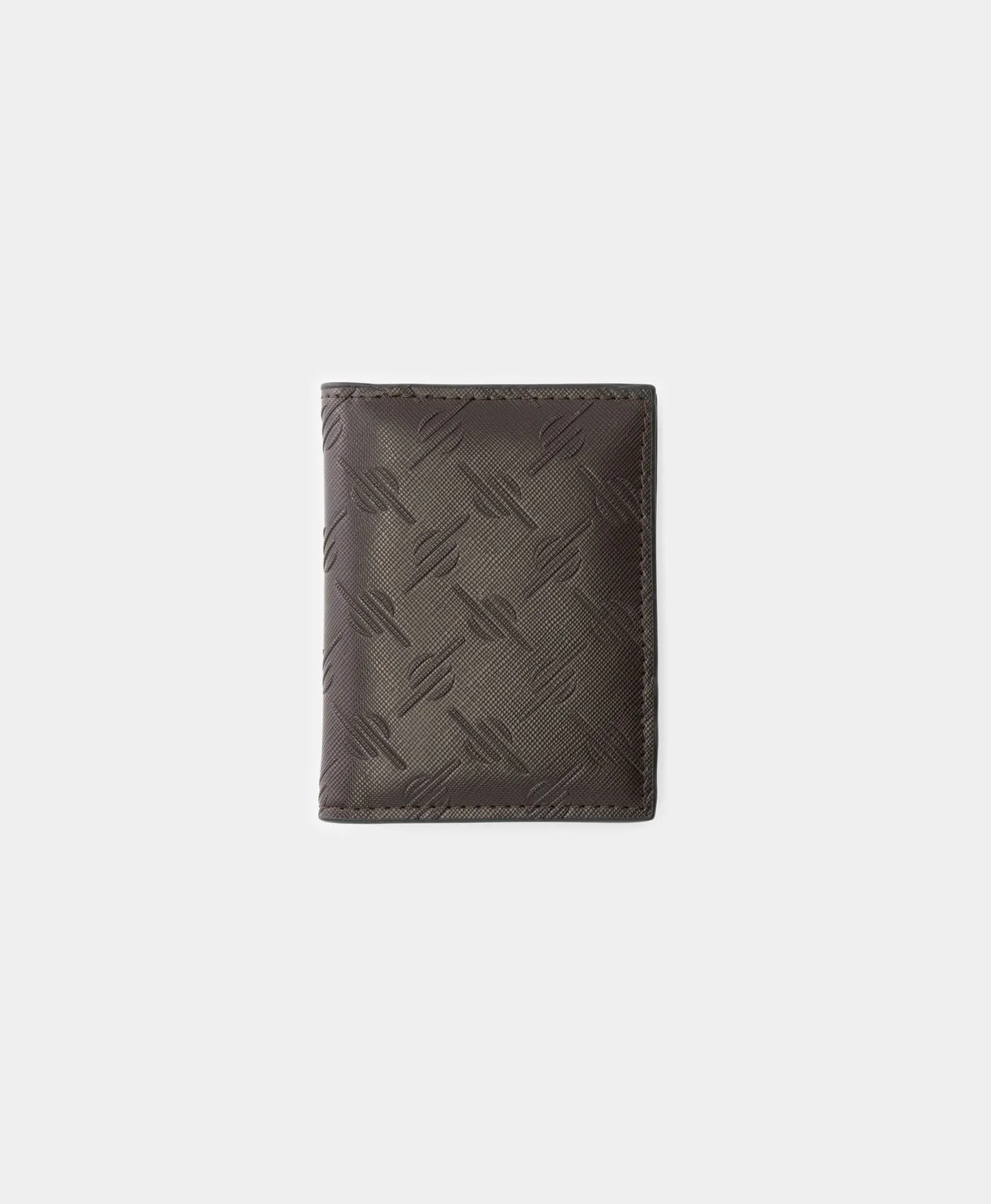 Dark Brown Kidis Monogram Wallet