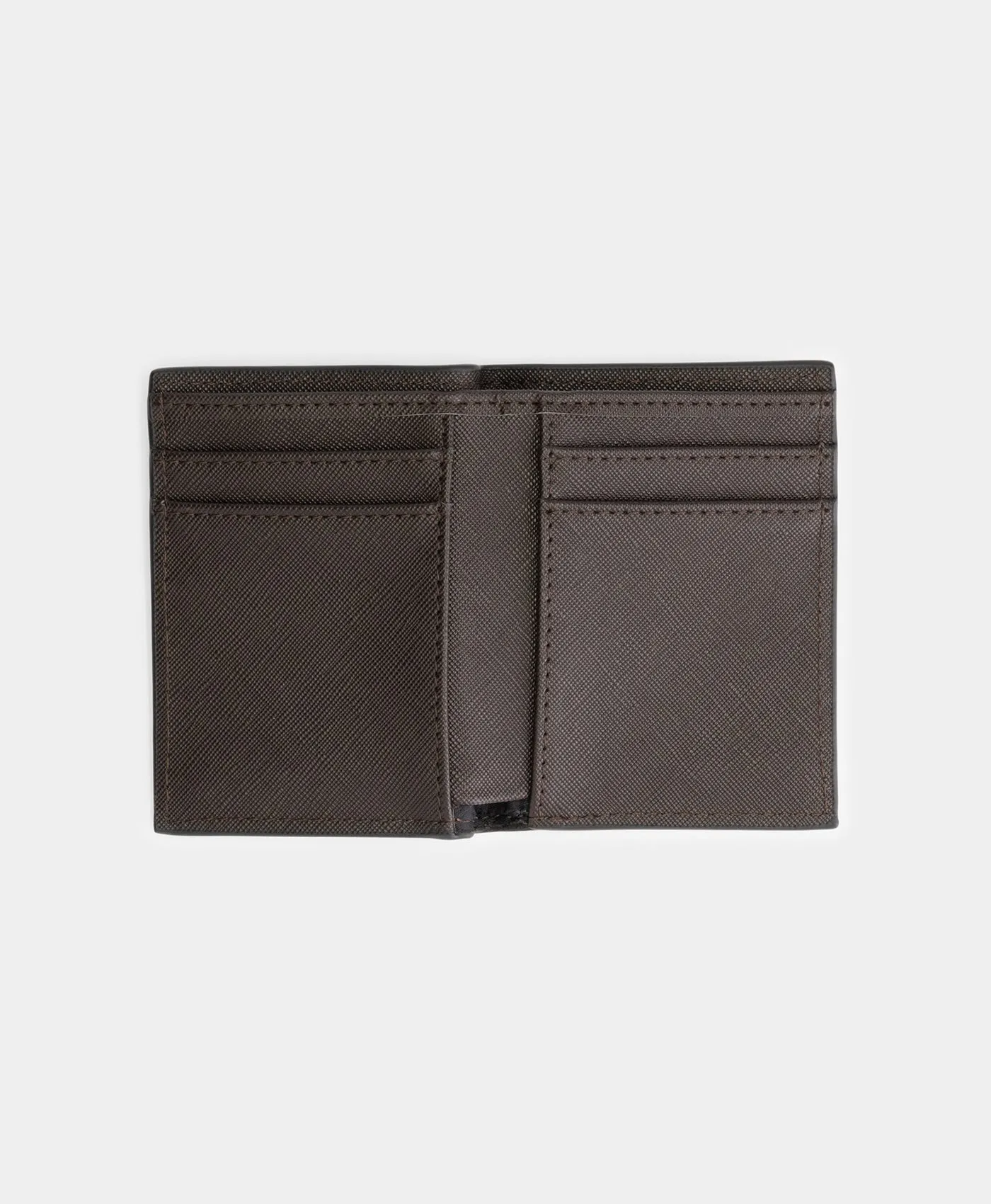 Dark Brown Kidis Monogram Wallet