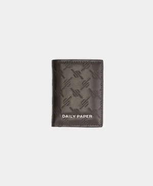 Dark Brown Kidis Monogram Wallet