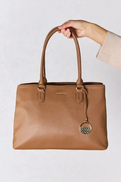 David Jones Structured Leather Handbag - 3 Colors