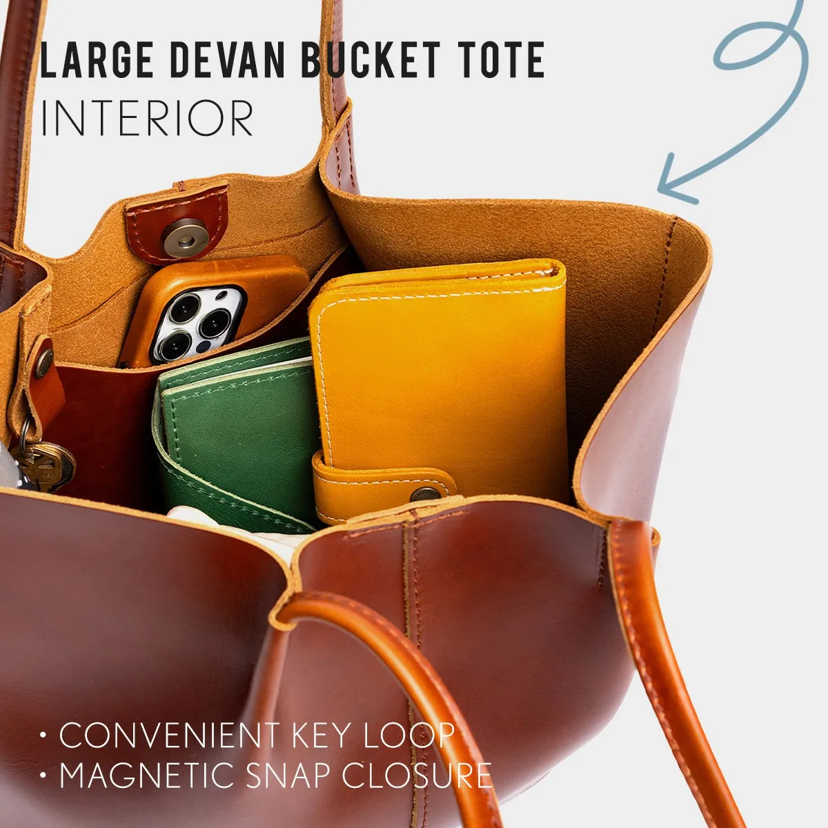 Devan Bucket Tote