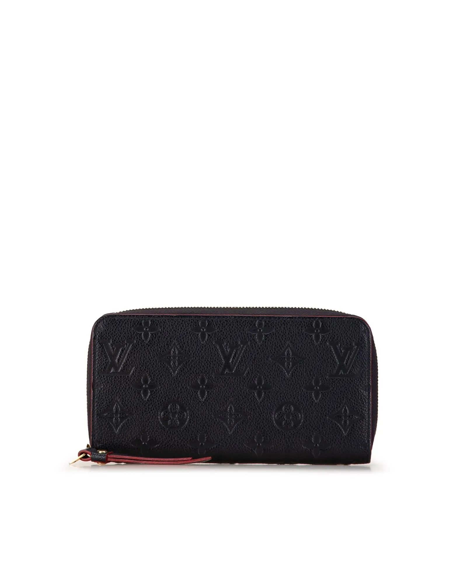 Embossed Zip-Around Long Wallet