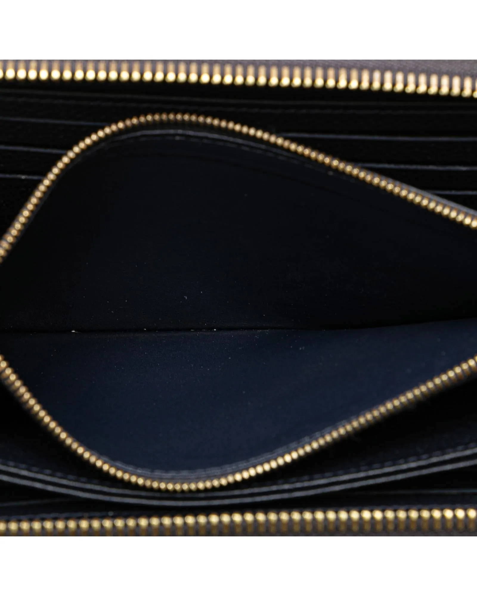 Embossed Zip-Around Long Wallet