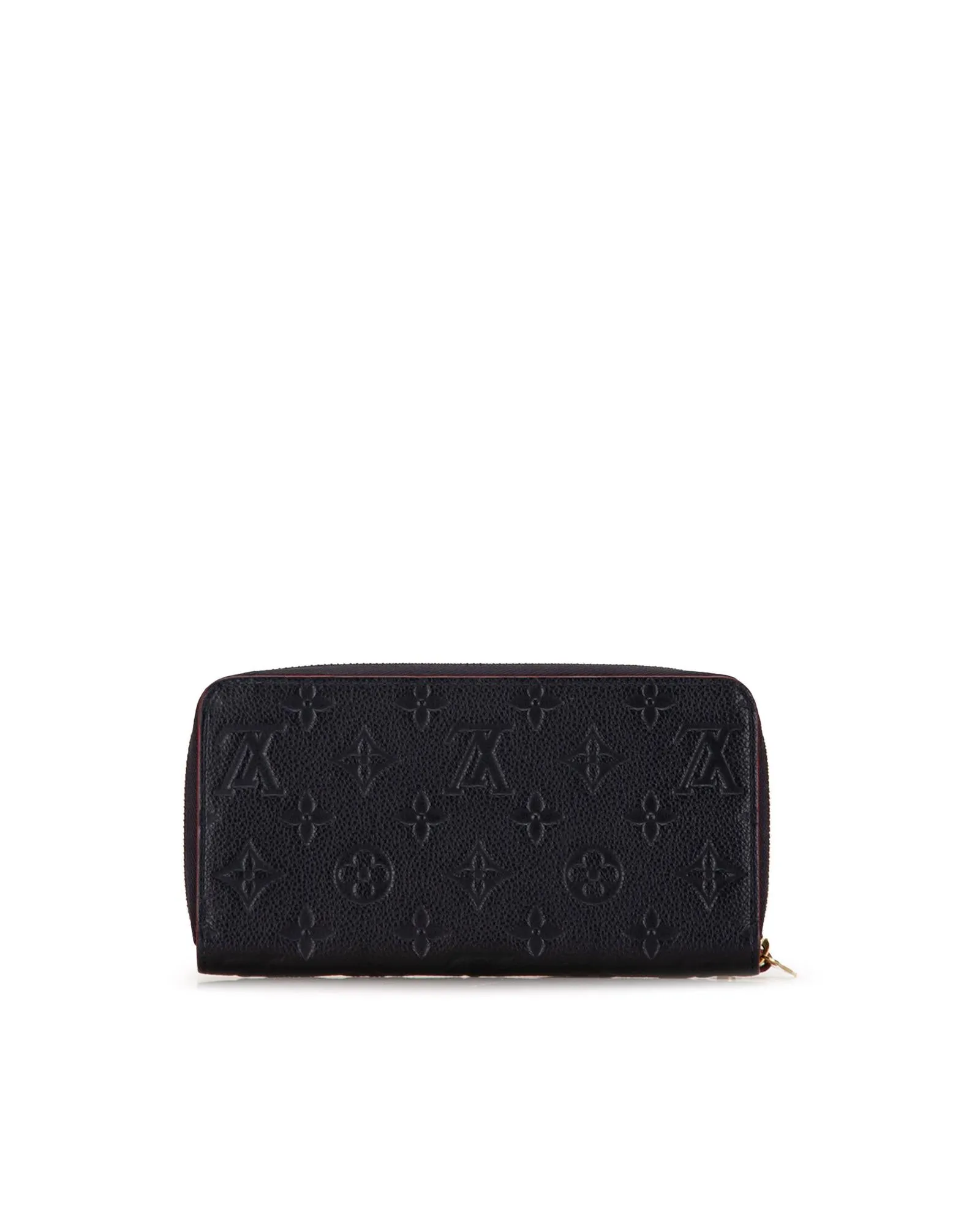 Embossed Zip-Around Long Wallet