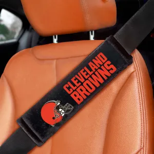 Fanmats Cleveland Browns Embroidered Seatbelt Pad - 2 Pieces