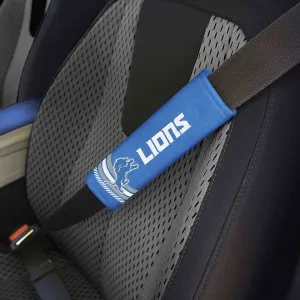 Fanmats Detroit Lions Team Color Rally Seatbelt Pad - 2 Pieces