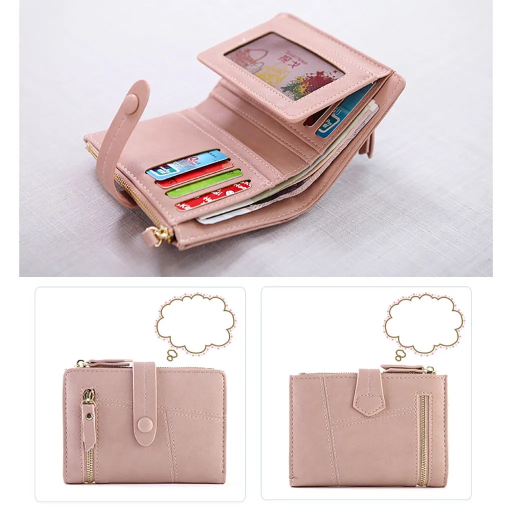 Female Short Clutch Lady Short Mini Wallet