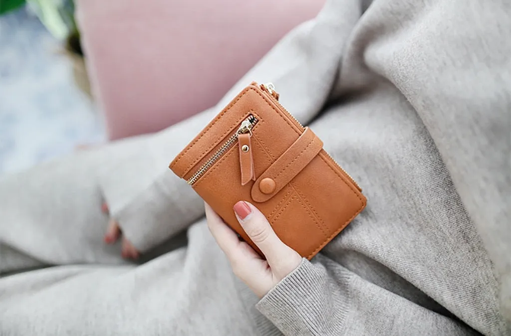 Female Short Clutch Lady Short Mini Wallet