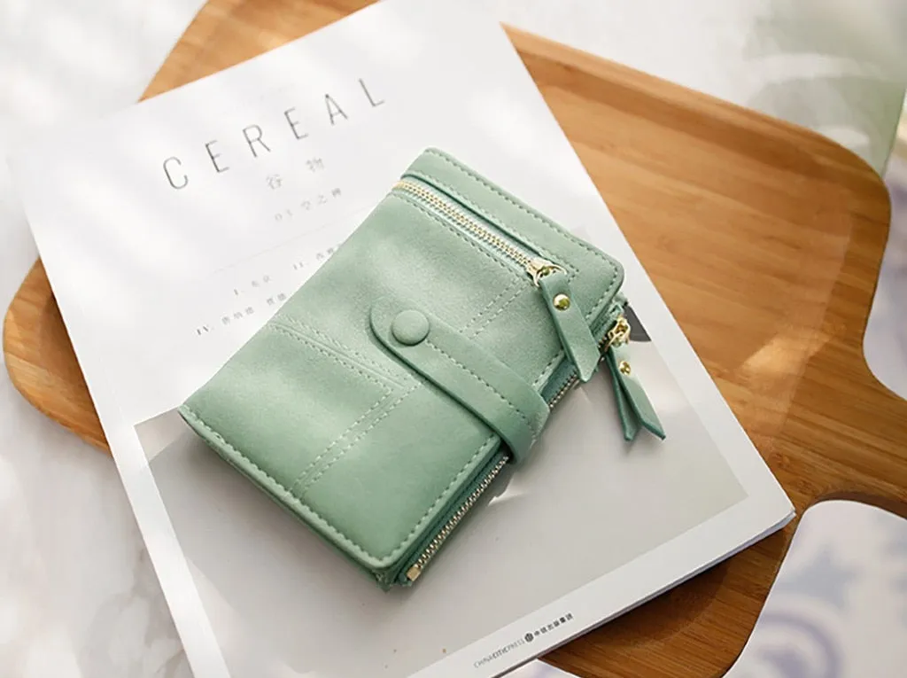 Female Short Clutch Lady Short Mini Wallet