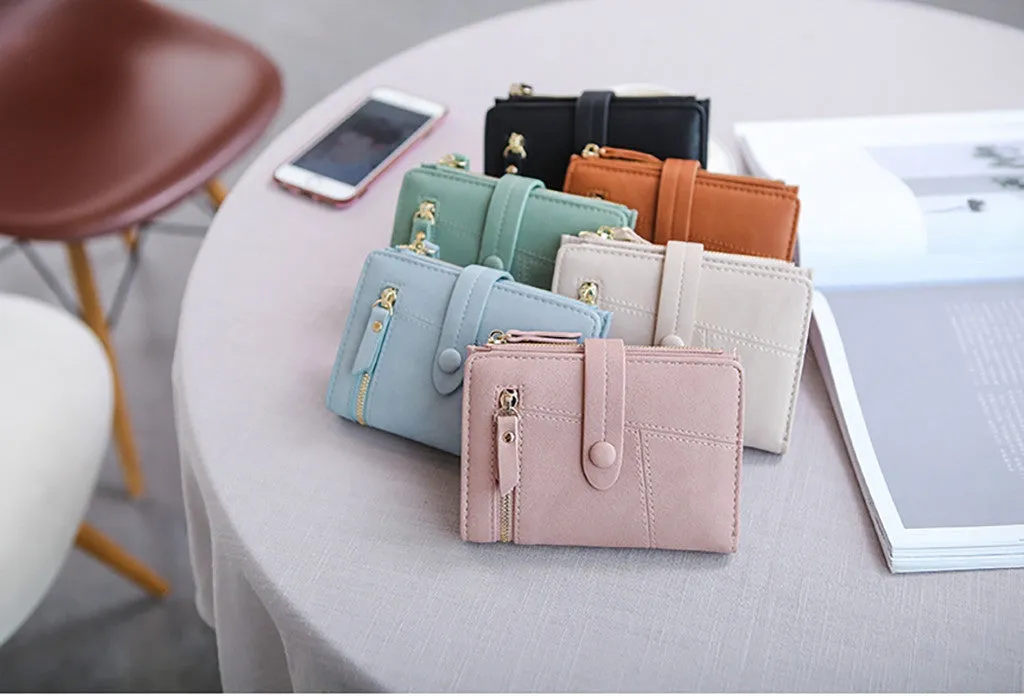 Female Short Clutch Lady Short Mini Wallet