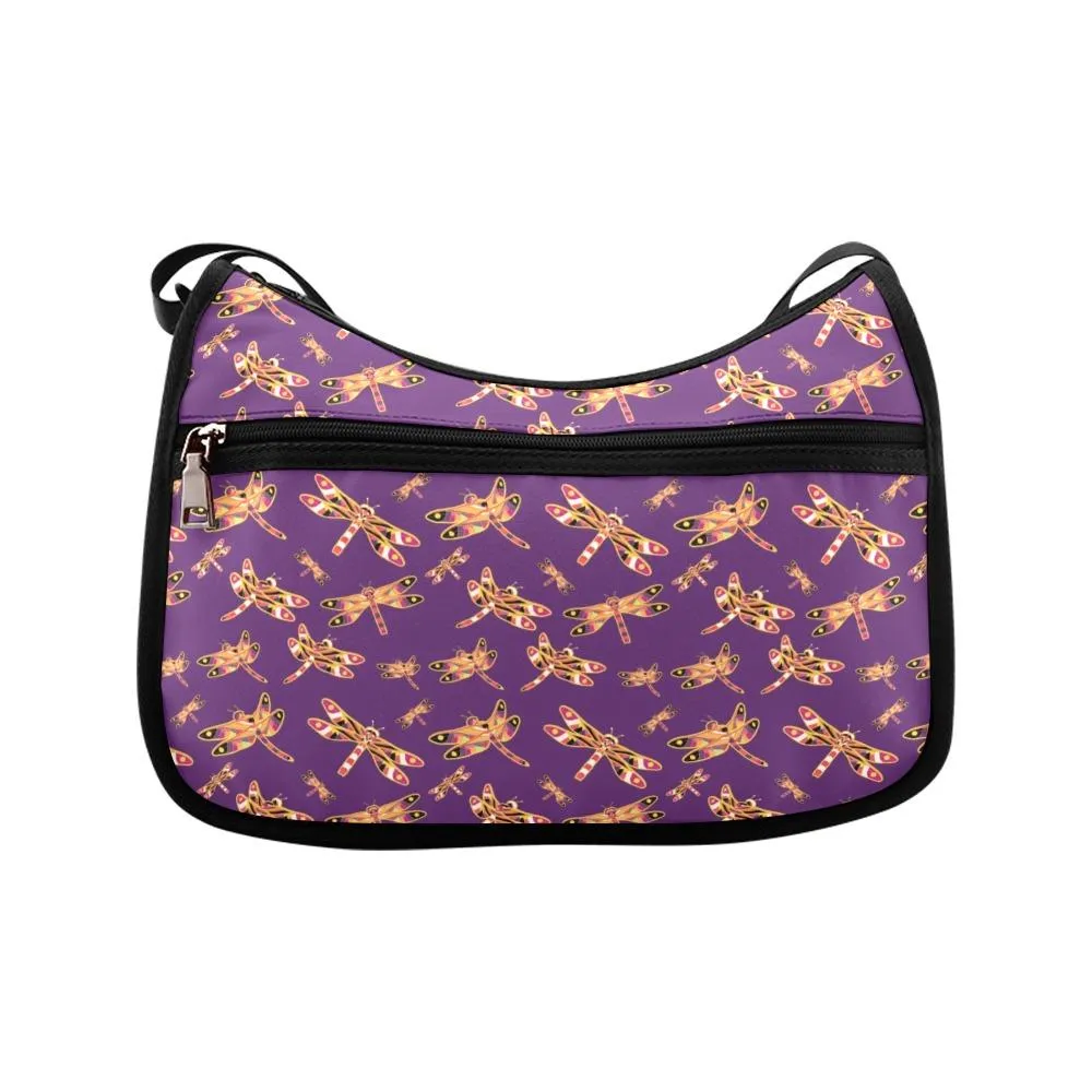 Gathering Yellow Purple Crossbody Bags