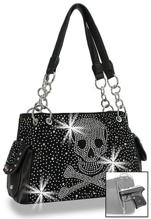 Handbag - Skull Design Rhinestone