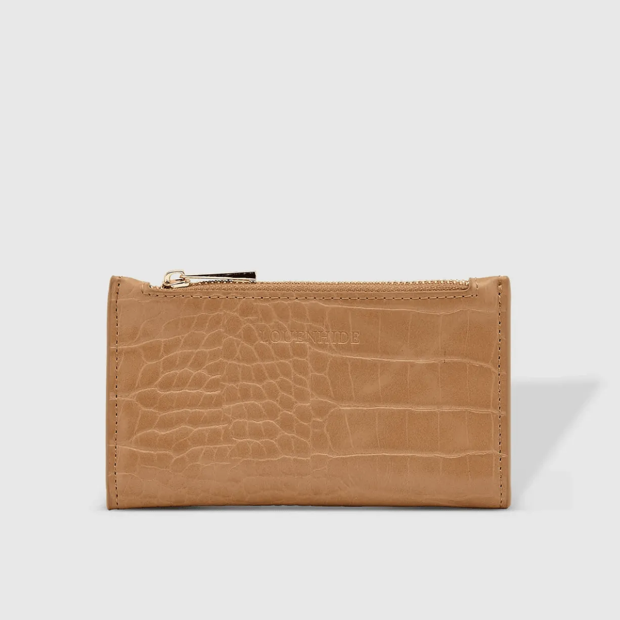 Ivy Croc Cardholder | Sand