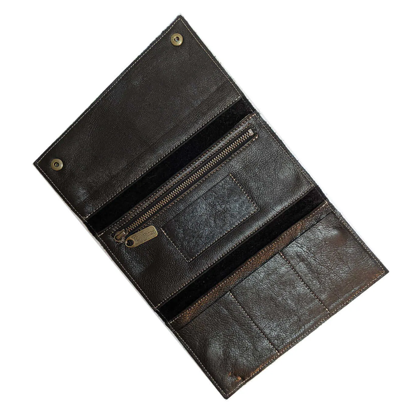 Kimerly Tri-fold Wallet - Black Sand