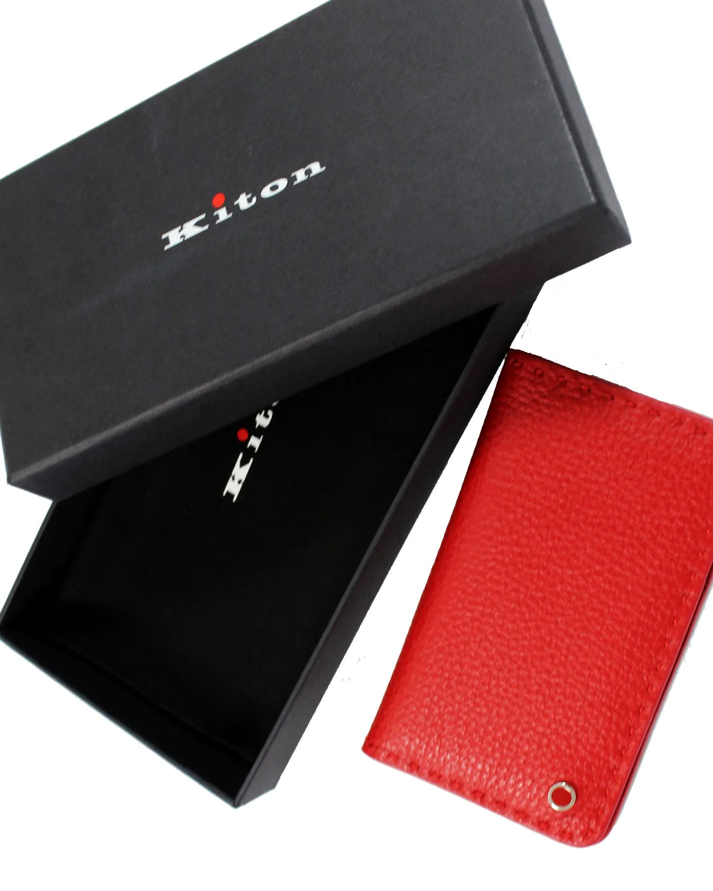 Kiton Men Wallet Red SALE