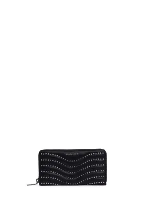 Large Zip Around Wallet with Studs