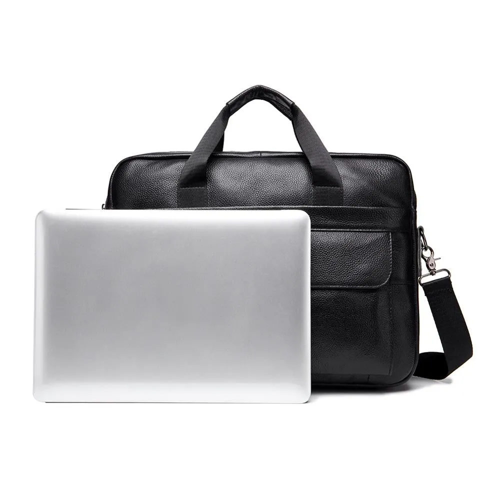 Leather Briefcase Mens Genuine Leather Handbags