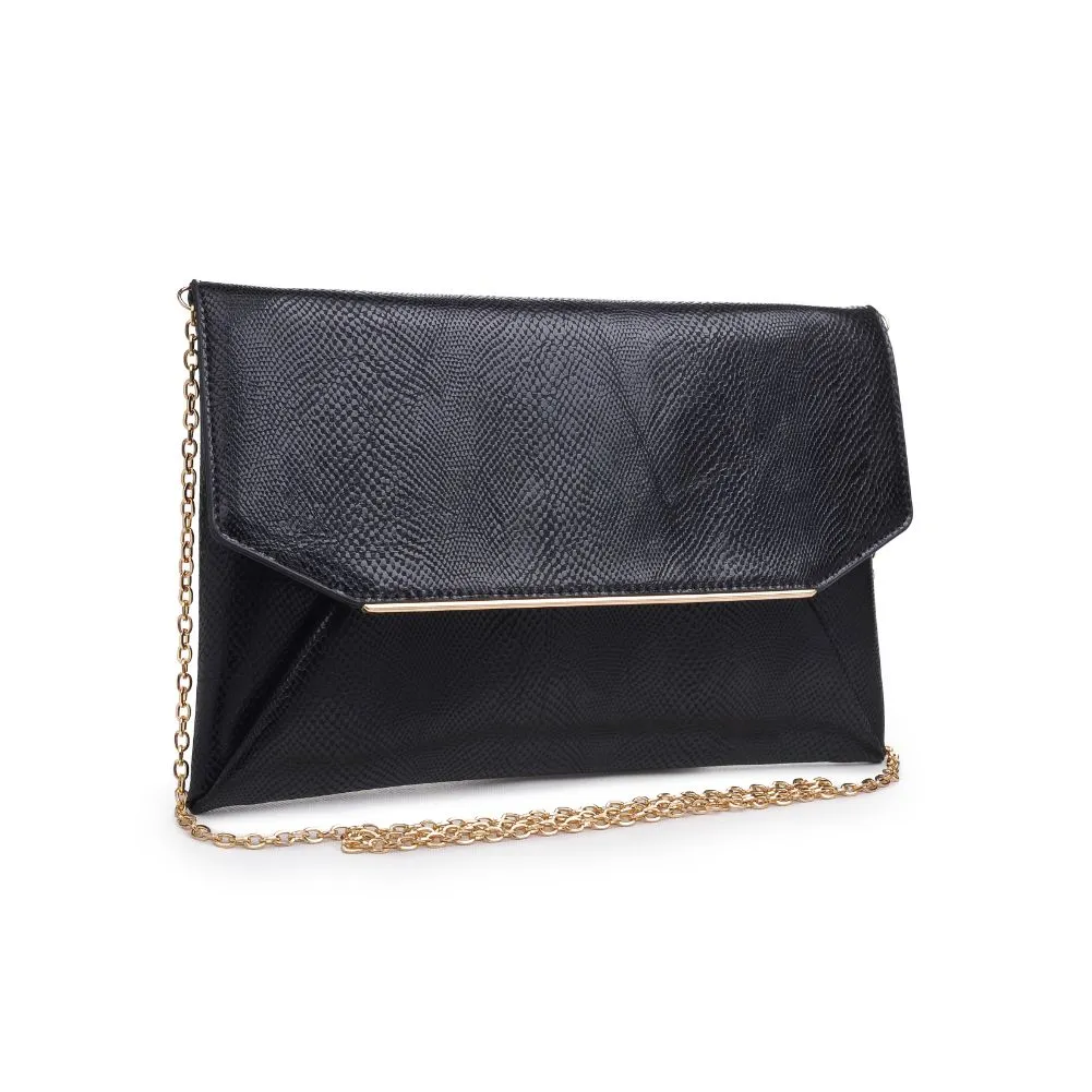 Lena Lizard Clutch