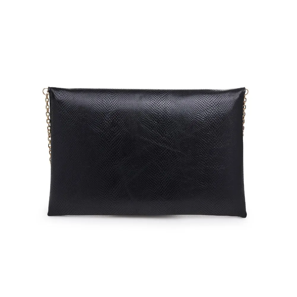 Lena Lizard Clutch