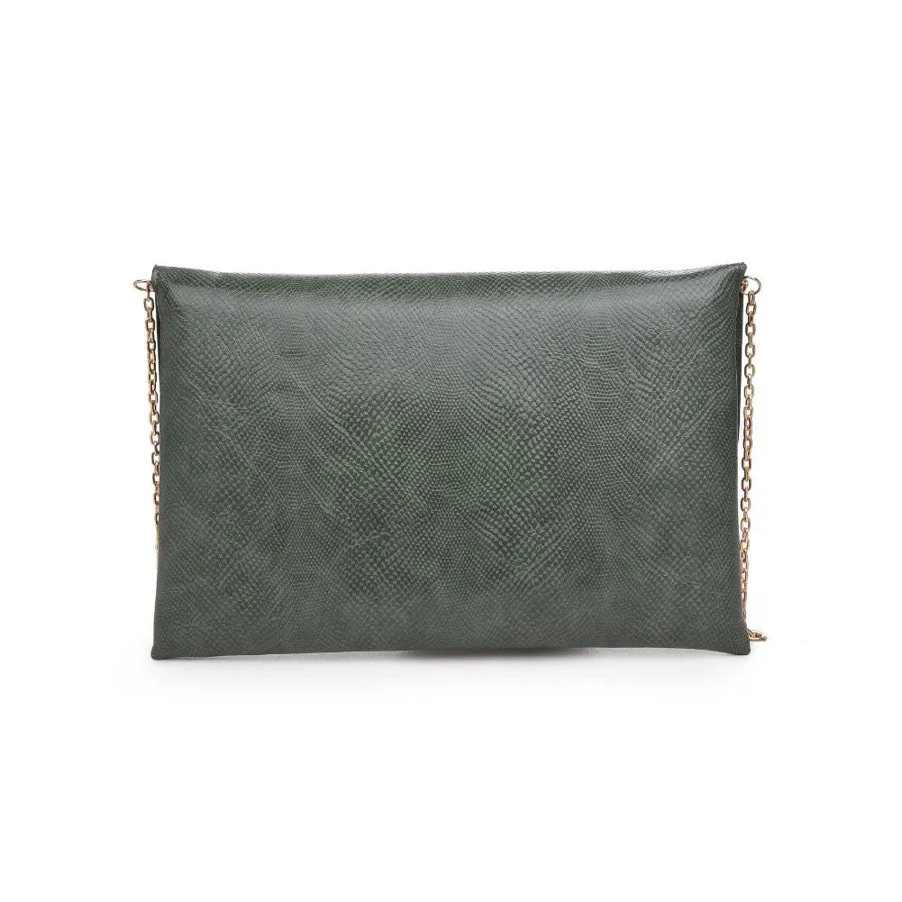 Lena Lizard Clutch