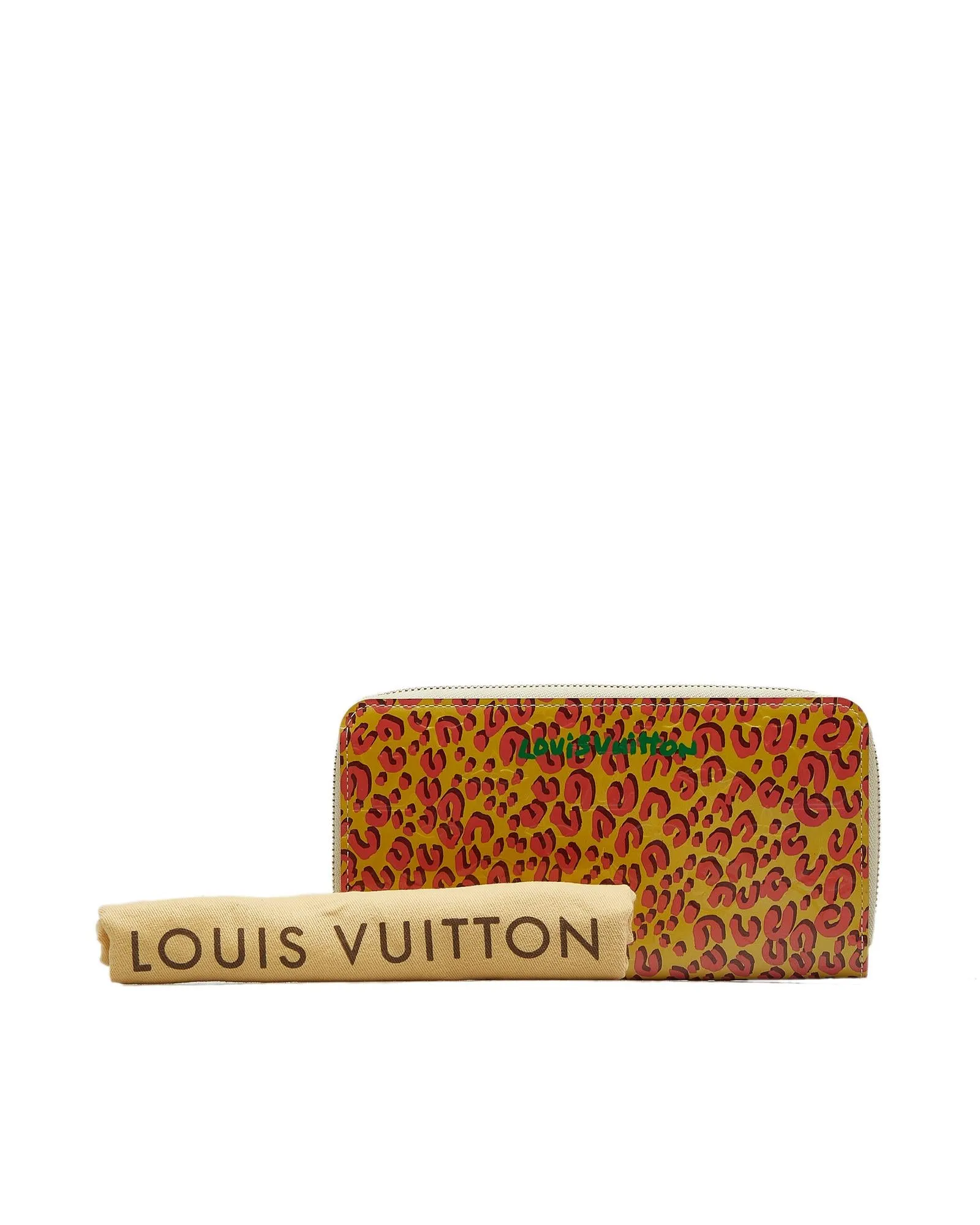 Leopard Vernis Zip-Around Wallet