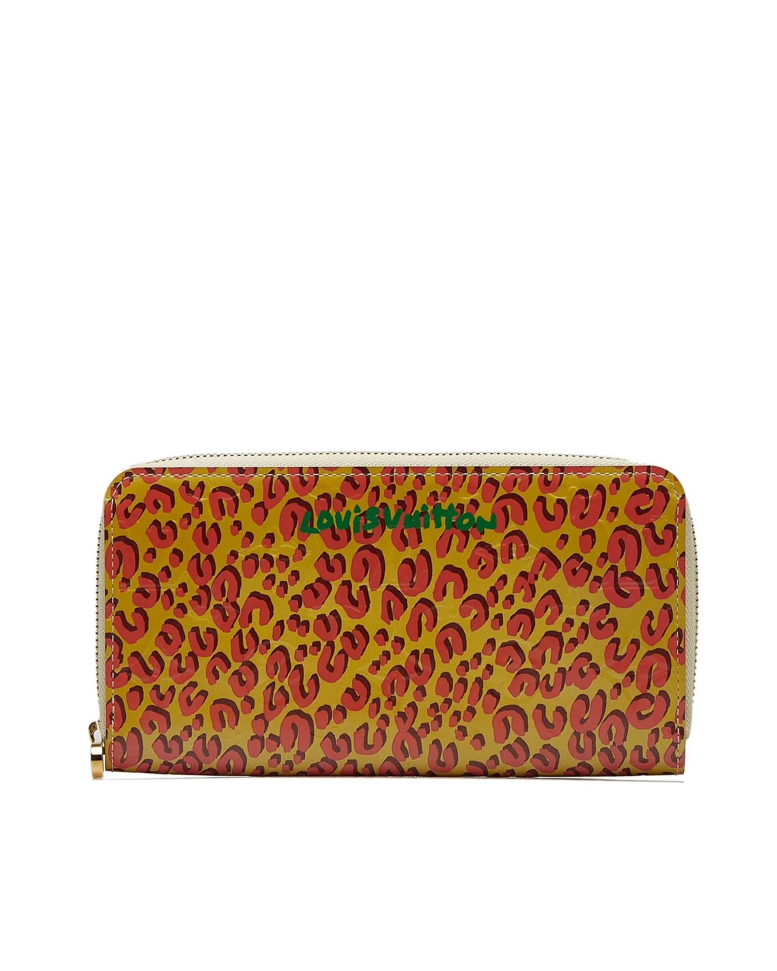 Leopard Vernis Zip-Around Wallet